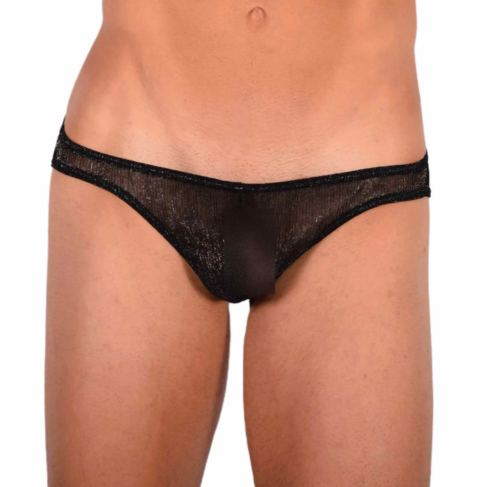 Doreanse Sheer Mini Briefs Sous-vêtements pour hommes Night Tease Noir 1301 8