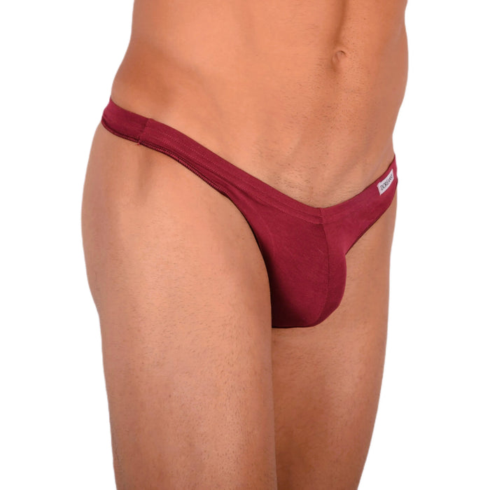 DOREANSE Mens String Underwear Euro Mens Thong Claret-Red 1392 9