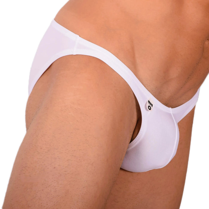 SMALL MOB Eroticwear Low Rise Brief Bikini Cut White MBL40 1