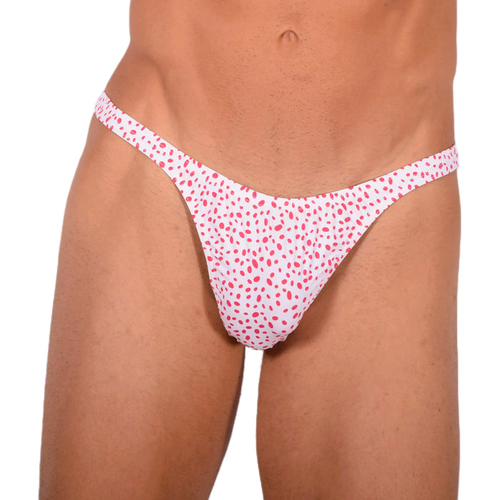 XS SMU Sexy Red and White Thong 33857 MX17