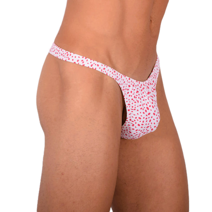 XS SMU Sexy Red and White Thong 33857 MX17