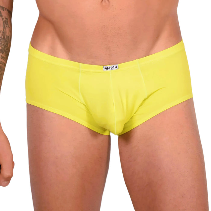 S SMU Sensual Neon Yellow Mini Boxer 33638 MX14