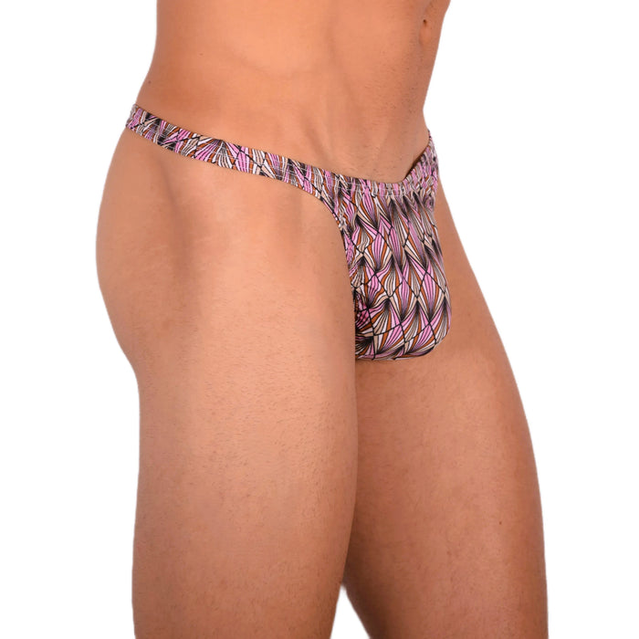 S SMU Sensual Retro Purple Thong 33687 MX15