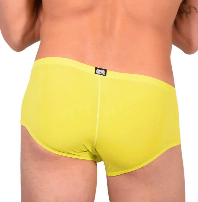 S SMU Sensual Neon Yellow Mini Boxer 33638 MX14