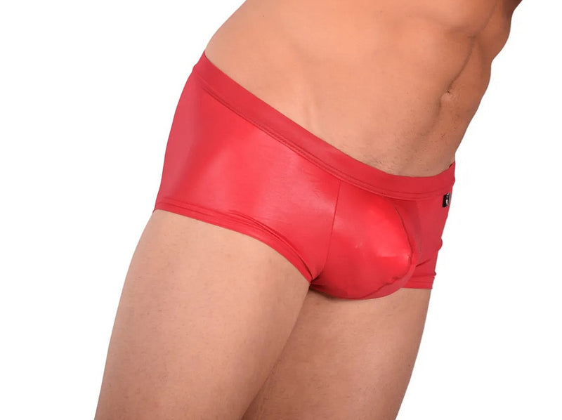 Gregg Homme Boxer Brief Boytoy Spandex Sous-vêtements Romantique Doux Rouge 95005 165