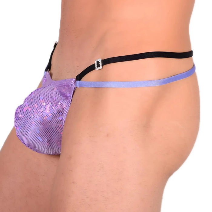 M SMU Sexy Party Purple Thong 33543 MX13