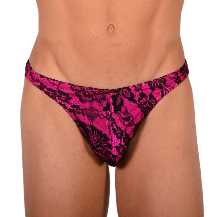 SMU Sexy Black-Pink Thong 33871 MX17