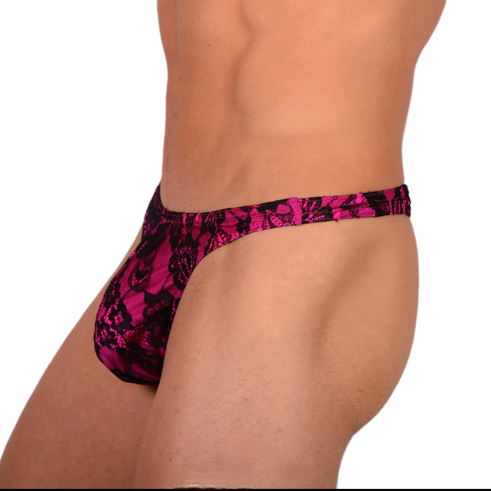 SMU Sexy Black-Pink Thong 33871 MX17