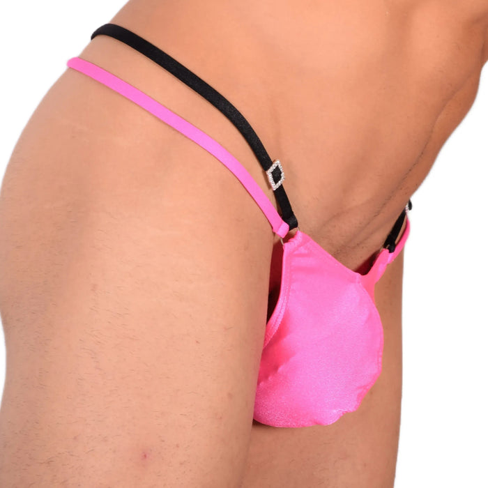 L SMU Sexy Neon Pink Thong 33545 MX13