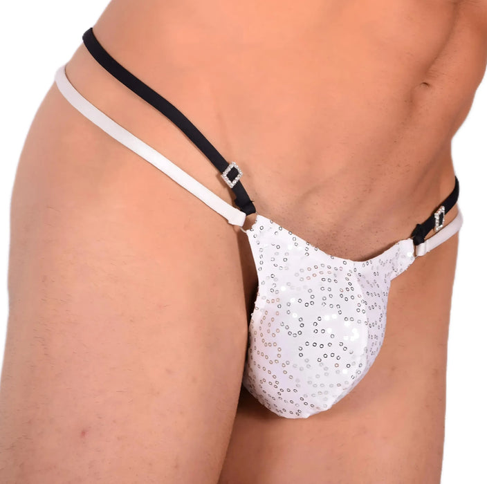 M/L SMU Sexy Pure White Party Thong 33546 MX13