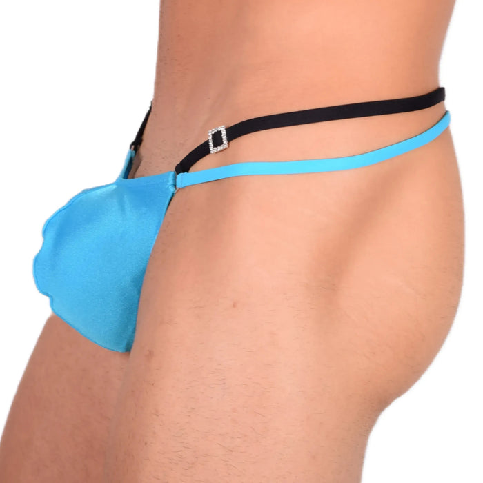 M SMU Sensual Light Blue Thong 33548 MX13