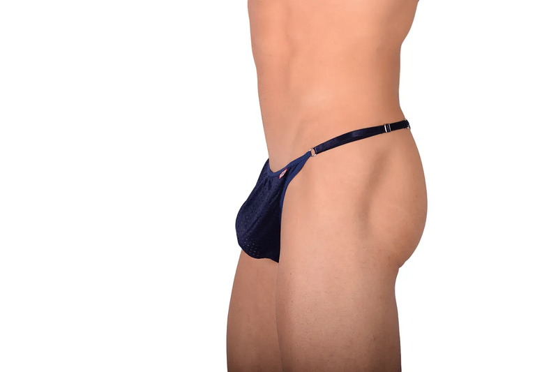 PIKANTE Legging Manhood Long Johns Voir à travers String intérieur Navy 0336 3