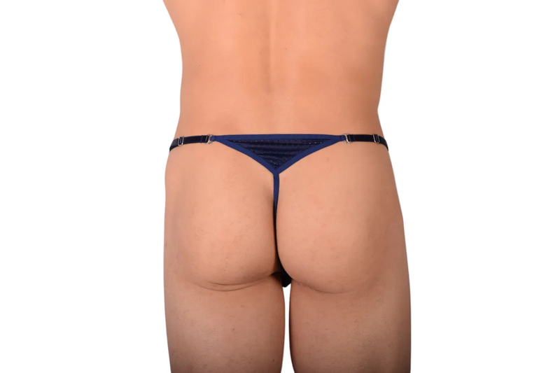 PIKANTE Legging Manhood Long Johns Voir à travers String intérieur Navy 0336 3