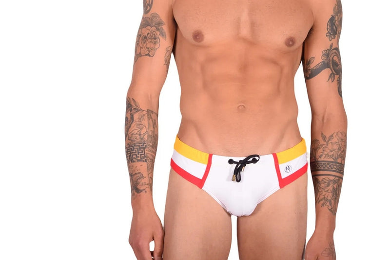 Maillot de bain Marcuse Aviator Swim-Brief Rouge 2
