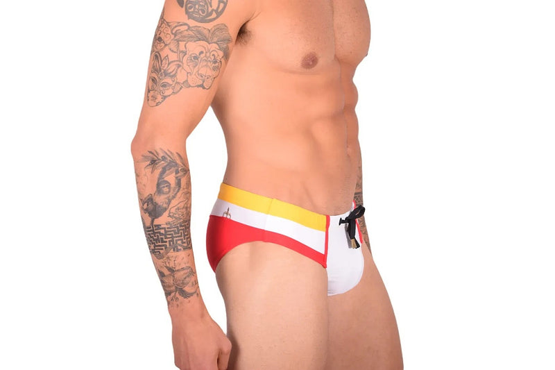 Maillot de bain Marcuse Aviator Swim-Brief Rouge 2
