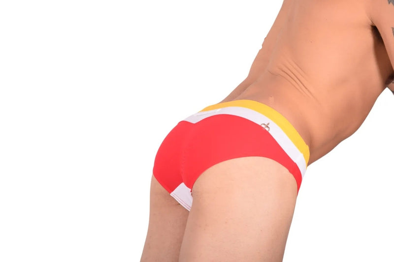 Maillot de bain Marcuse Aviator Swim-Brief Rouge 2