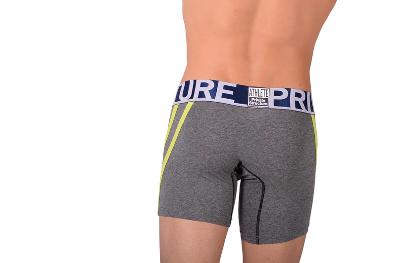 Boxer Jammer à structure privée pour athlète, tronc Long gris 3347 29