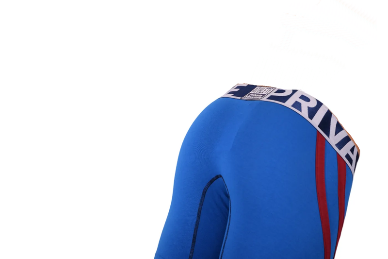 Private Structure Boxer Coton Befit Athlete Long Boxer Trunk Bleu 3347 27
