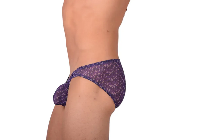 Gregg Homme Brief Second Skin Mini Slip Violet c-ring R141003 12