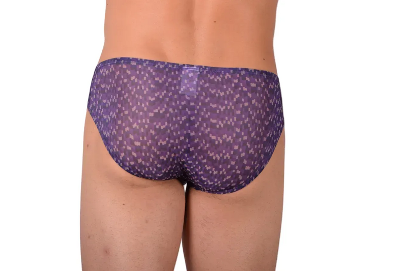 Gregg Homme Brief Second Skin Mini Slip Violet c-ring R141003 12