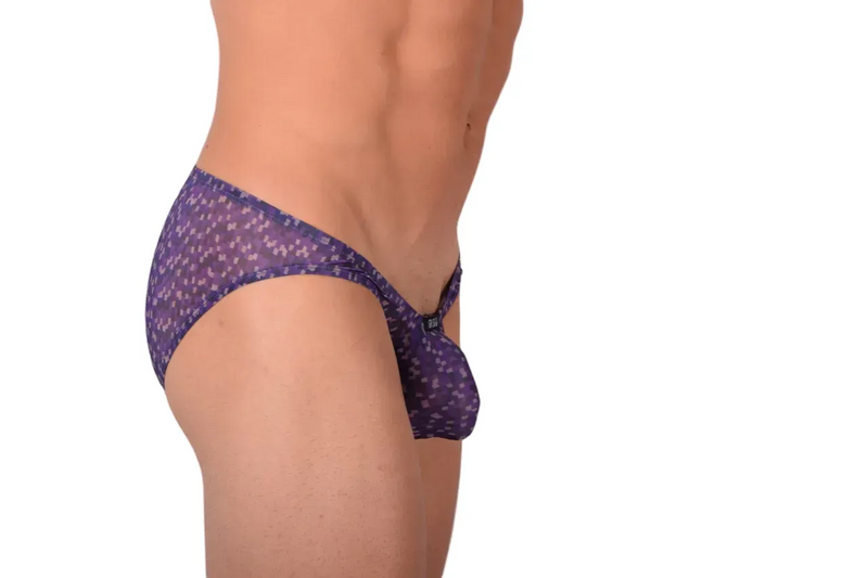 Gregg Homme Brief Second Skin Mini Slip Violet c-ring R141003 12