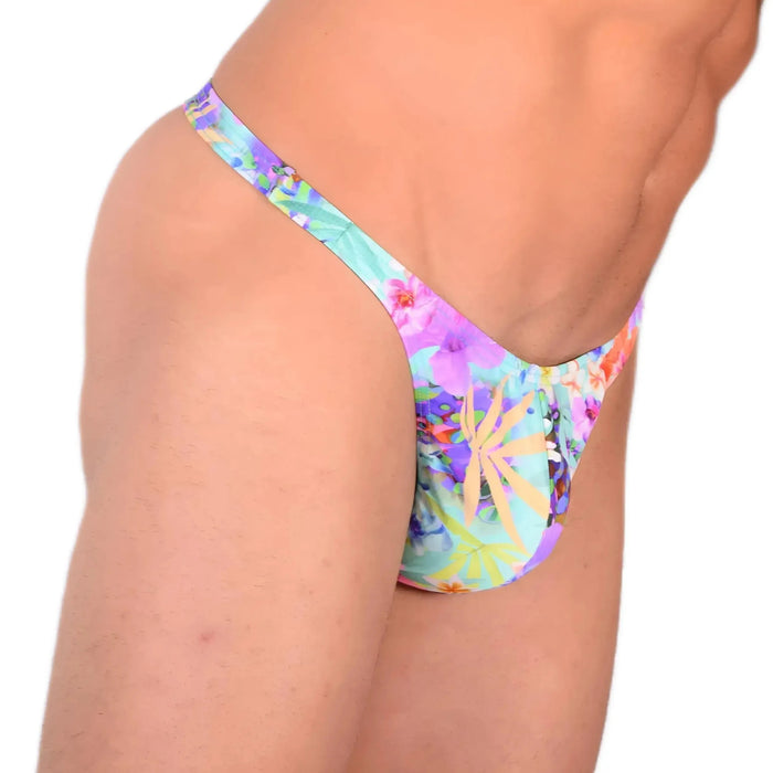 S SMU Sensual Thong Floral Explosion 33571 MX13