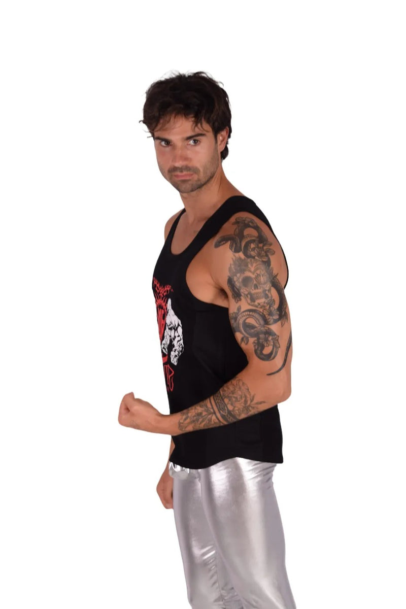 Débardeur Gym King SMU moyen noir et rouge 33738 MX16