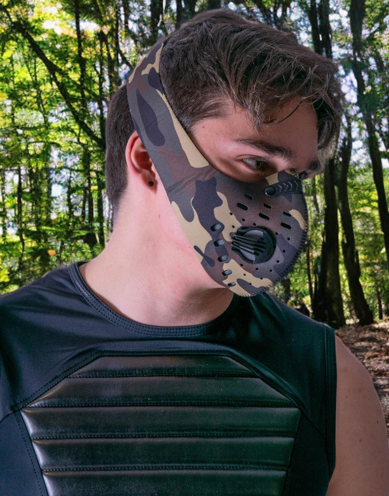 Masque MASKULO EnForce Masque militaire en néoprène imprimé camouflage AC134 34