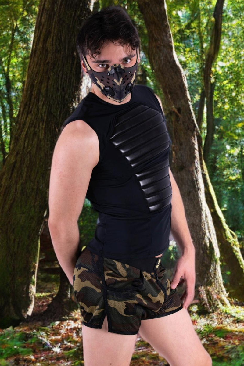Masque MASKULO EnForce Masque militaire en néoprène imprimé camouflage AC134 34