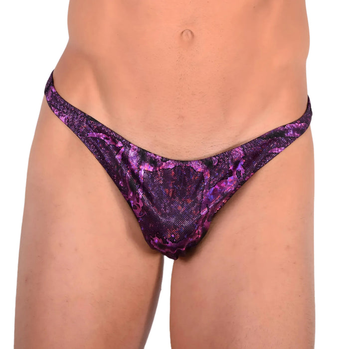 M SMU Sensual Thong Purple Party 33591 MX13