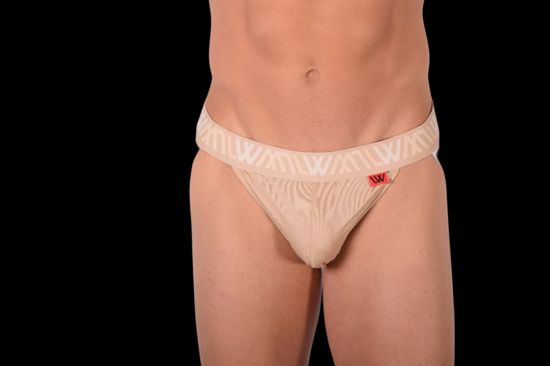 LVW AMSTERDAM Luxury Jockstraps Smooth Jersay Lycra Eco Jock Sand Nude  14