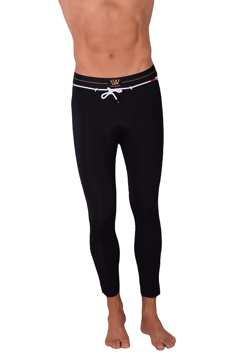 LVW AMSTERDAM Gold Legging Legging de sport à glissière lisse Noir 18 