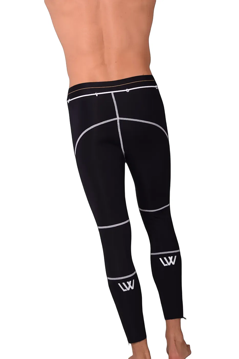 LVW AMSTERDAM Gold Legging Legging de sport à glissière lisse Noir 18 