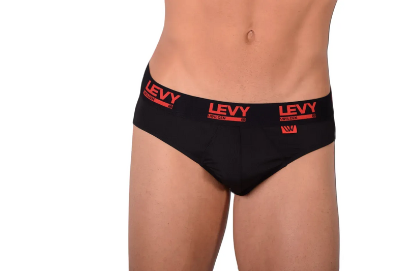 LVW AMSTERDAM LEVY Slip Microfibre Extensible Douce Rouge/Noir 19