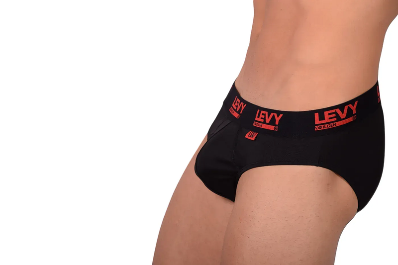 LVW AMSTERDAM LEVY Slip Microfibre Extensible Douce Rouge/Noir 19