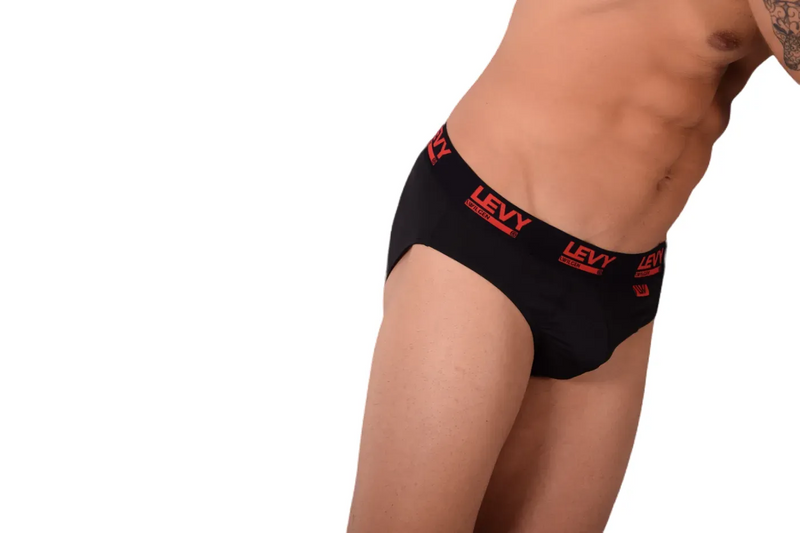 LVW AMSTERDAM LEVY Slip Microfibre Extensible Douce Rouge/Noir 19