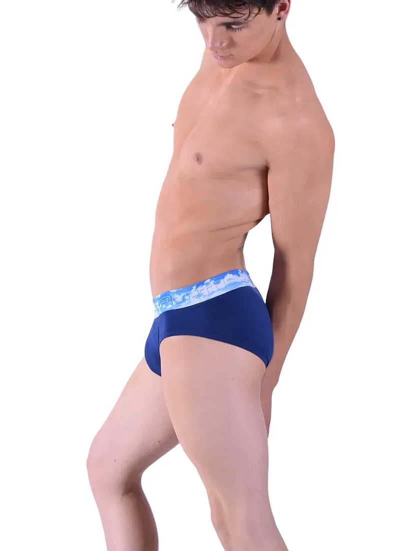Punto Blanco Slip Sky Cloud Slip en coton Marine 3385 7