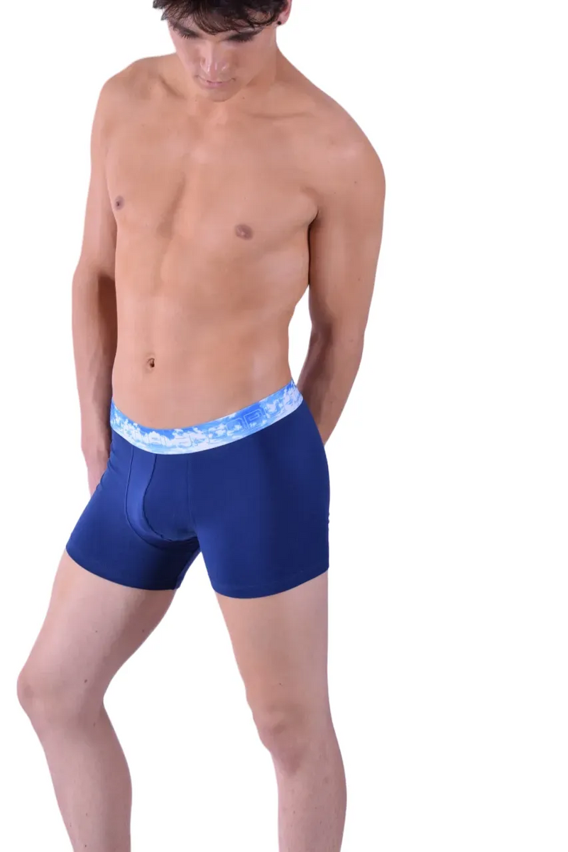 Punto Blanco Boxer Sky Clouds Boxer en coton biologique doux Marine 3386 9