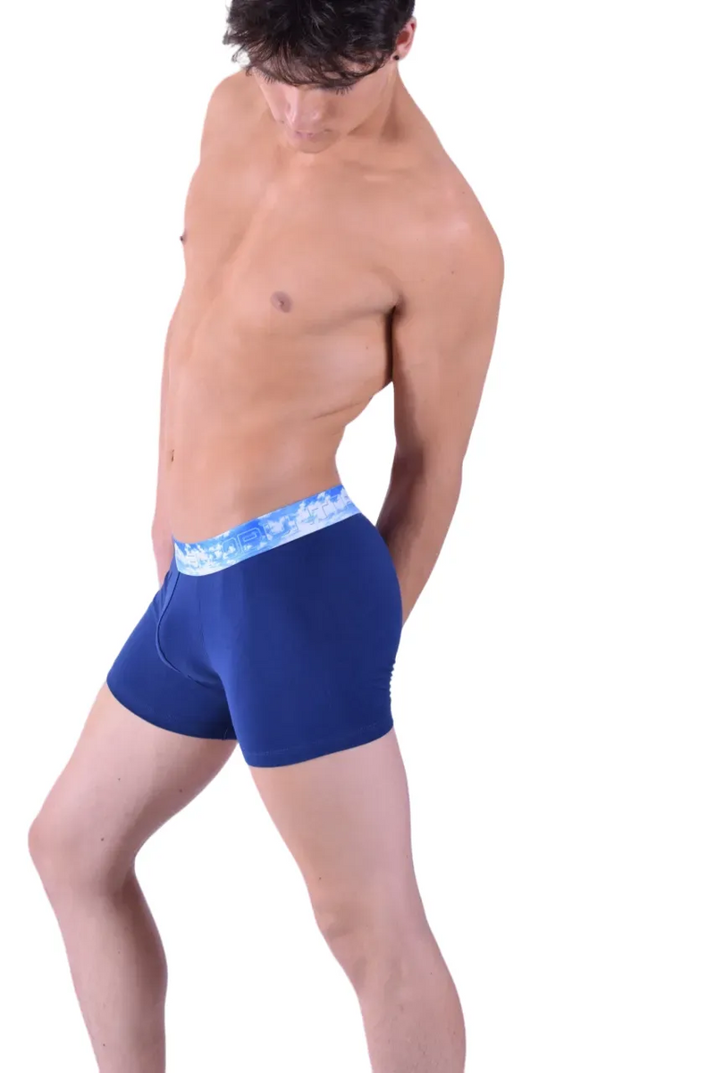 Punto Blanco Boxer Sky Clouds Boxer en coton biologique doux Marine 3386 9