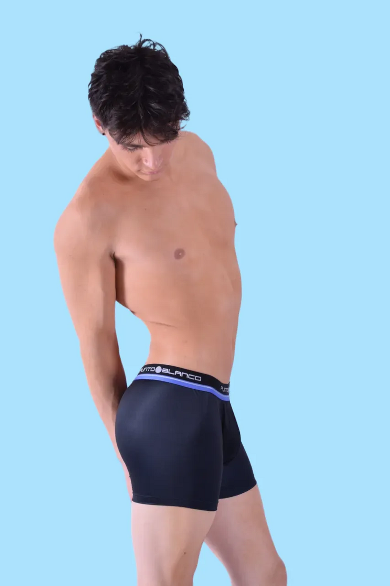 PETIT Boxer Long Punto Blanco Noir 3438 2