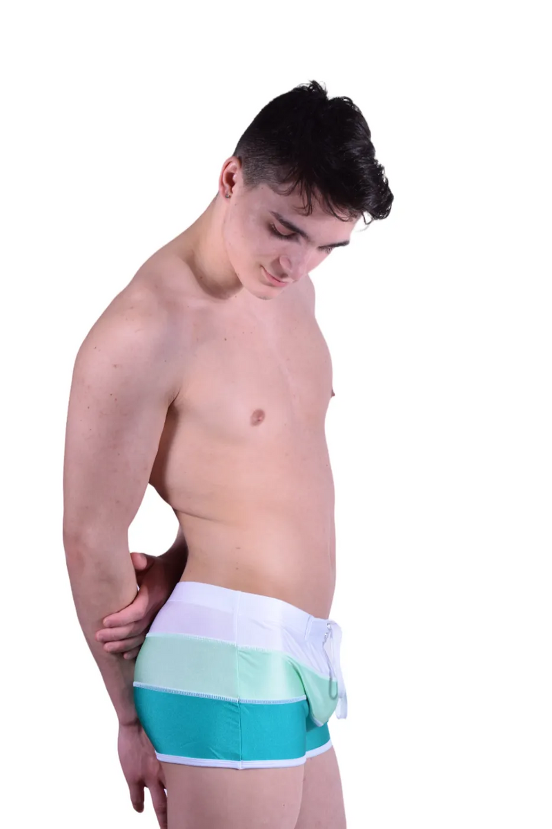 XL Swimwear JJ MALIBU IBIZA Swim-Trunk Green Swim-Short 1