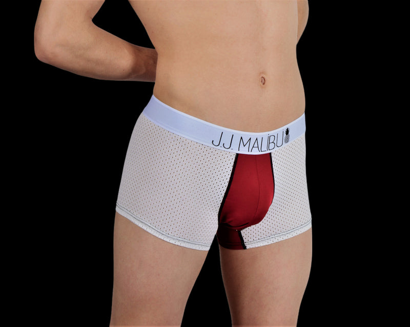 JJ Malibu Boxer Sports Respirant Mystère Maroon 1