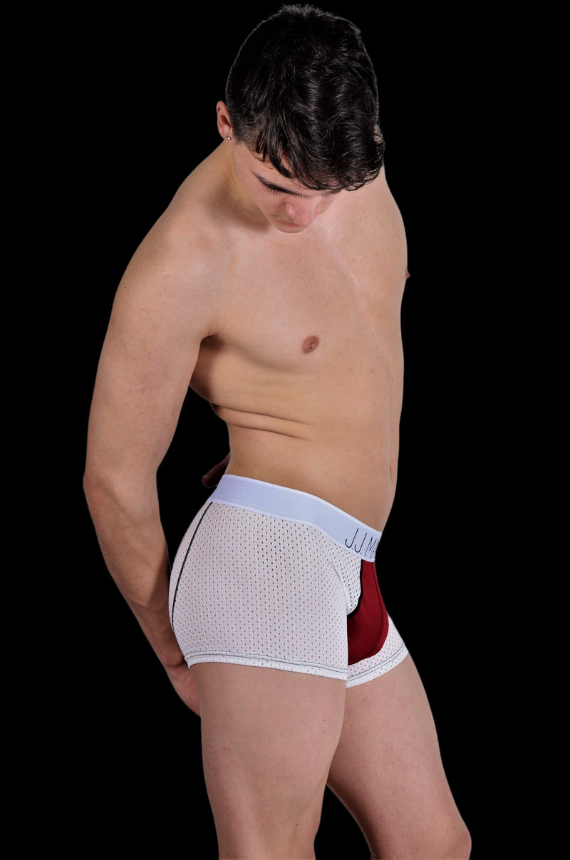 JJ Malibu Boxer Sports Respirant Mystère Maroon 1