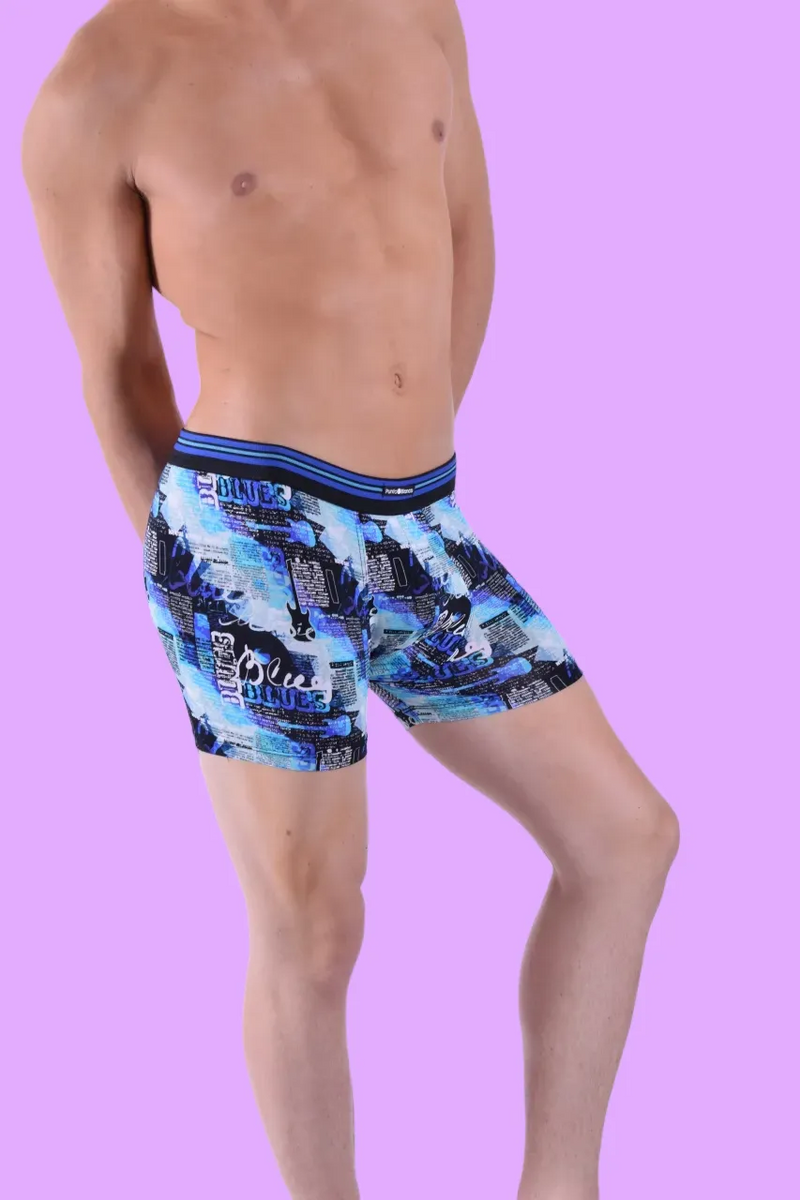 Punto Blanco Boxer Orleans Cities Long Suoer Soft Boxer Bleu 3466 10