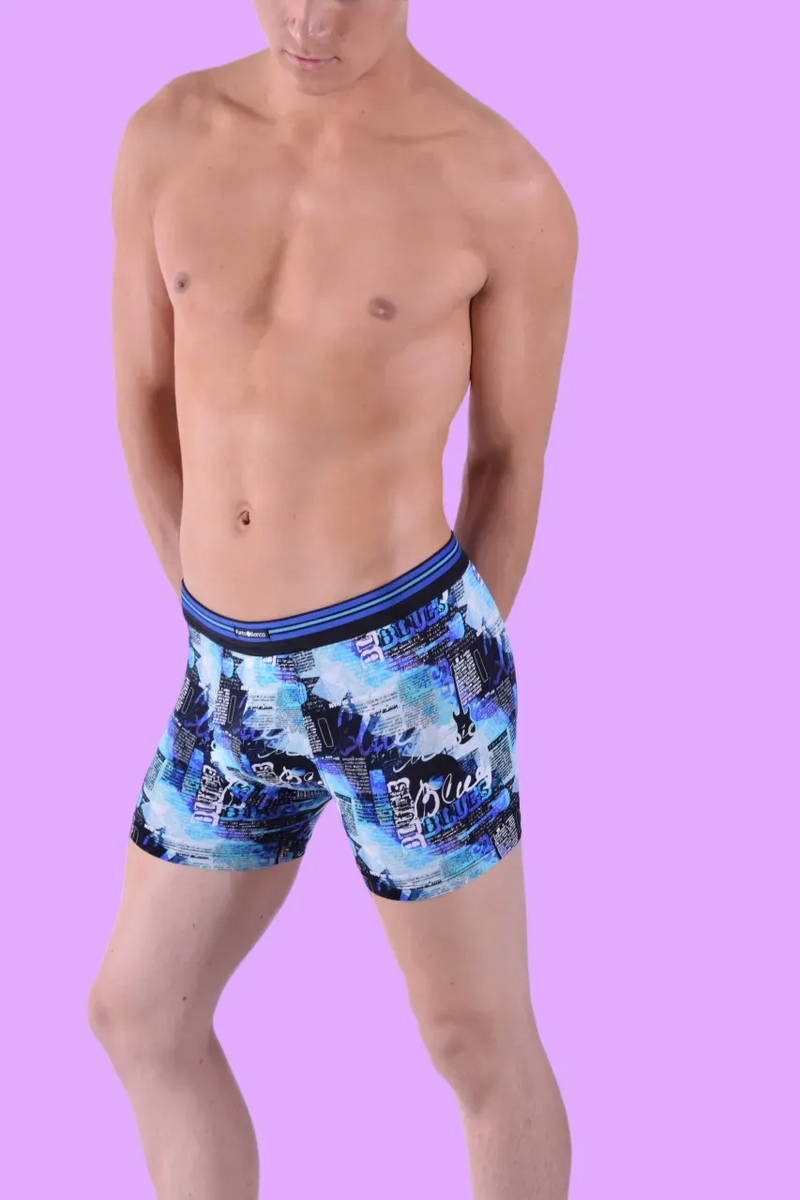 Punto Blanco Boxer Orleans Cities Long Suoer Soft Boxer Bleu 3466 10