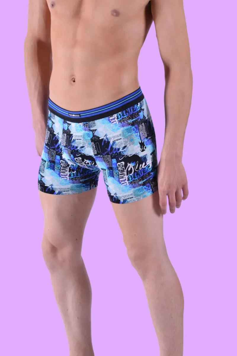 Punto Blanco Boxer Orleans Cities Long Suoer Soft Boxer Bleu 3466 10