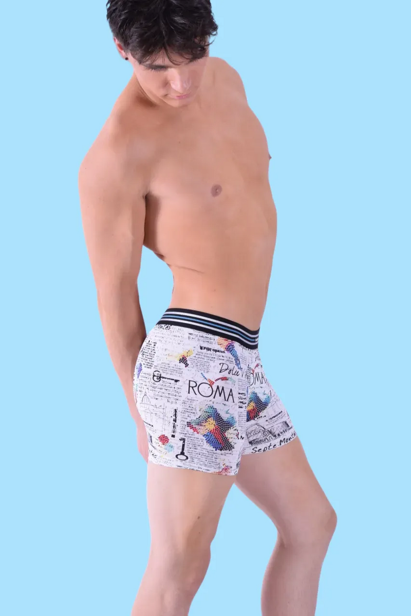 XL Punto Blanco Boxer ROMA Cities Boxer Long Lycra Super Doux 3436 2