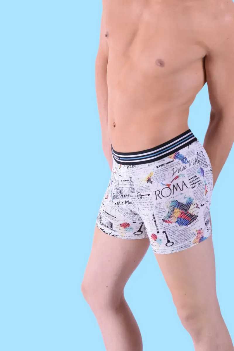 XL Punto Blanco Boxer ROMA Cities Boxer Long Lycra Super Doux 3436 2