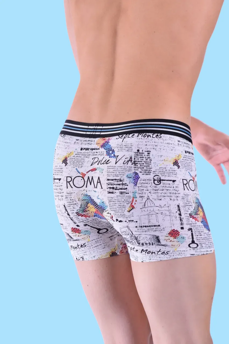 XL Punto Blanco Boxer ROMA Cities Boxer Long Lycra Super Doux 3436 2