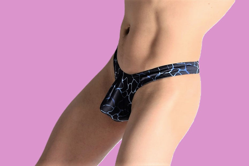 SMU Artistic Swim Tanning Thong Navy P01204-H33